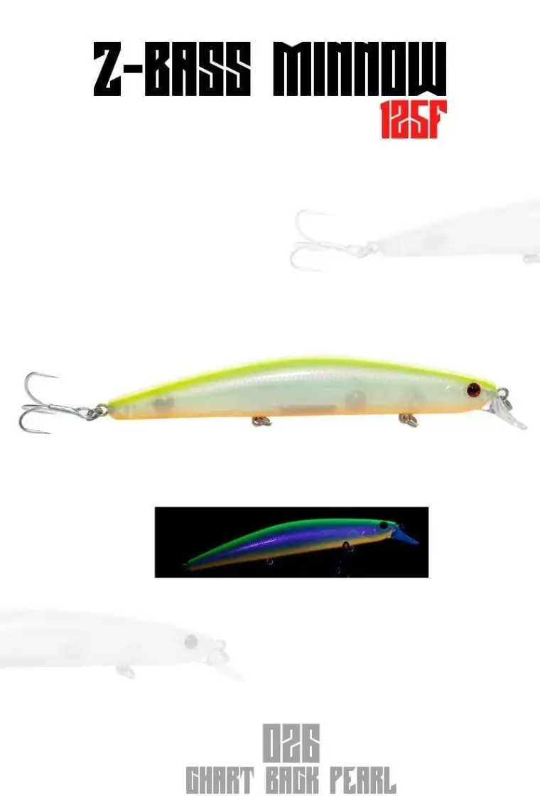 Fujin Z-Bass Minnow 125F 12.5 cm 21 gr Maket Balık