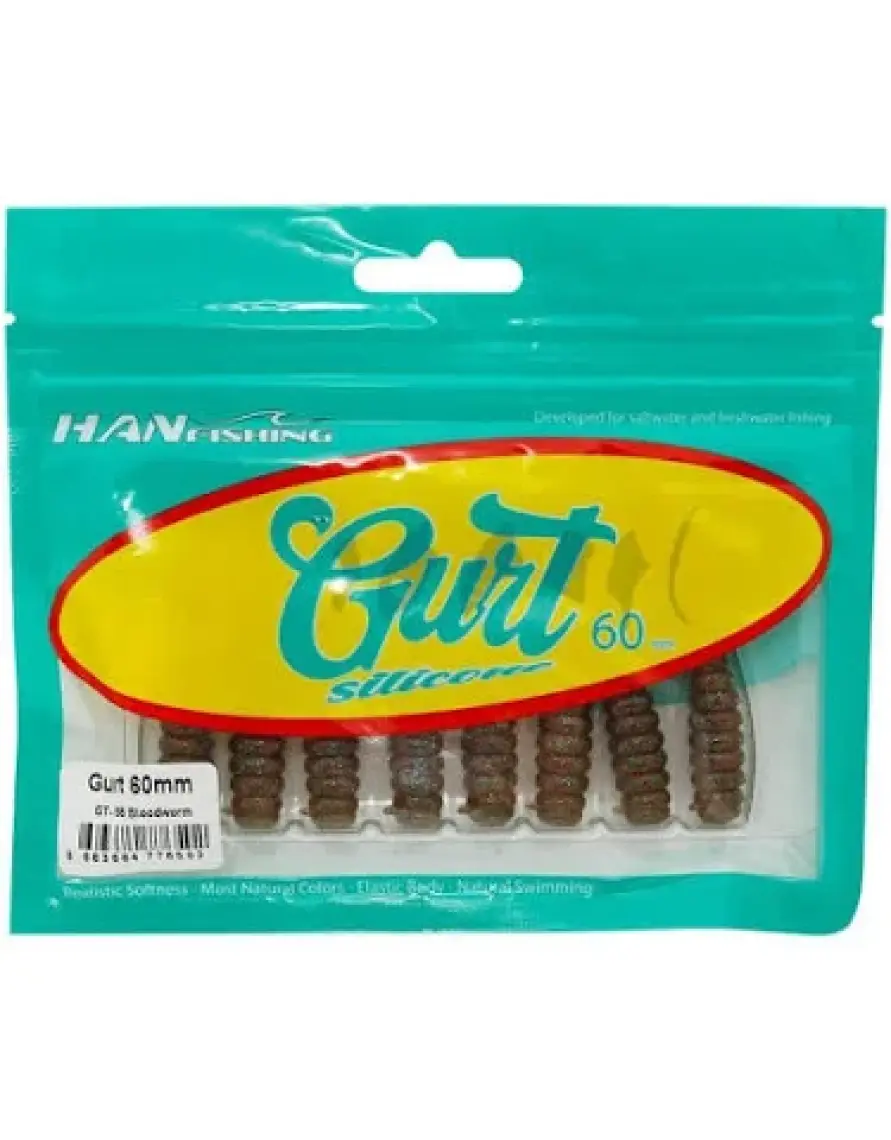 Han Fish Gurt 6cm Lrf Silikon Yem