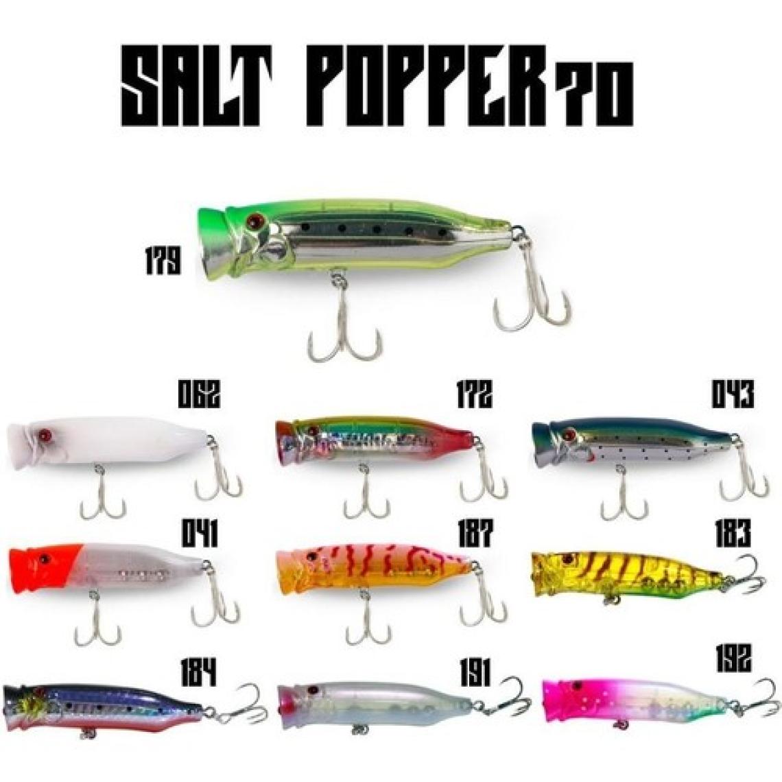 Fujin Salt Popper 70MM 9.5gr Su Üstü Maket Balık