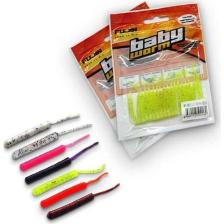 Fujin Baby Worm 5.2cm Floating LRF Silikonu Pearl White