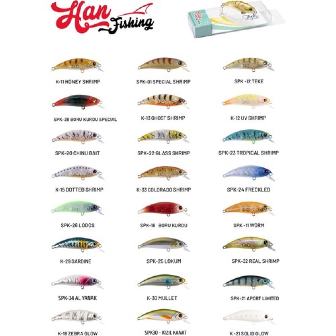 Han Fish Zıpır (Kg) 50 mm 4.5 gr Lrf Maket Balık
