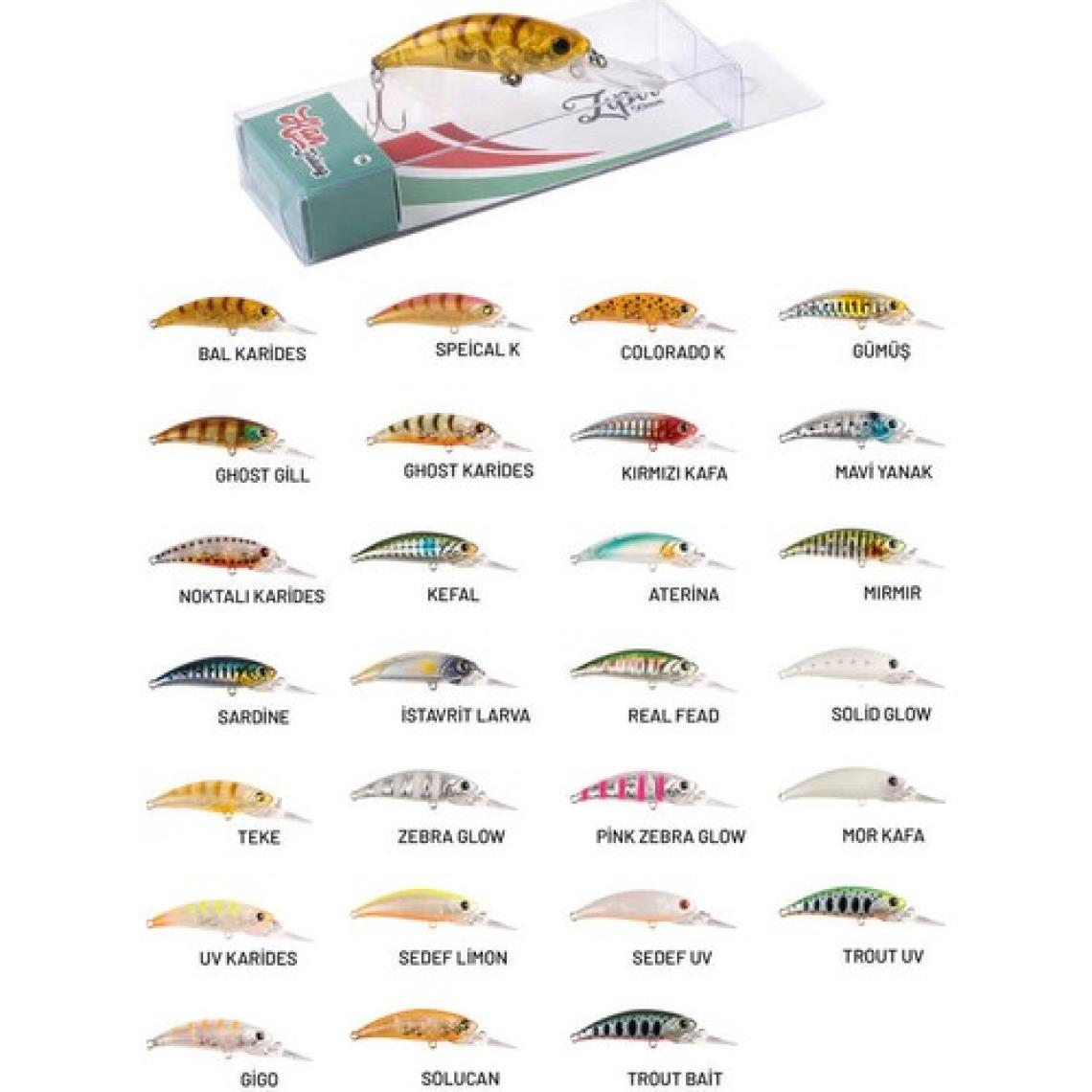 Han Fish Zıpır Ug 50MM 5gr Lrf Maket Balık