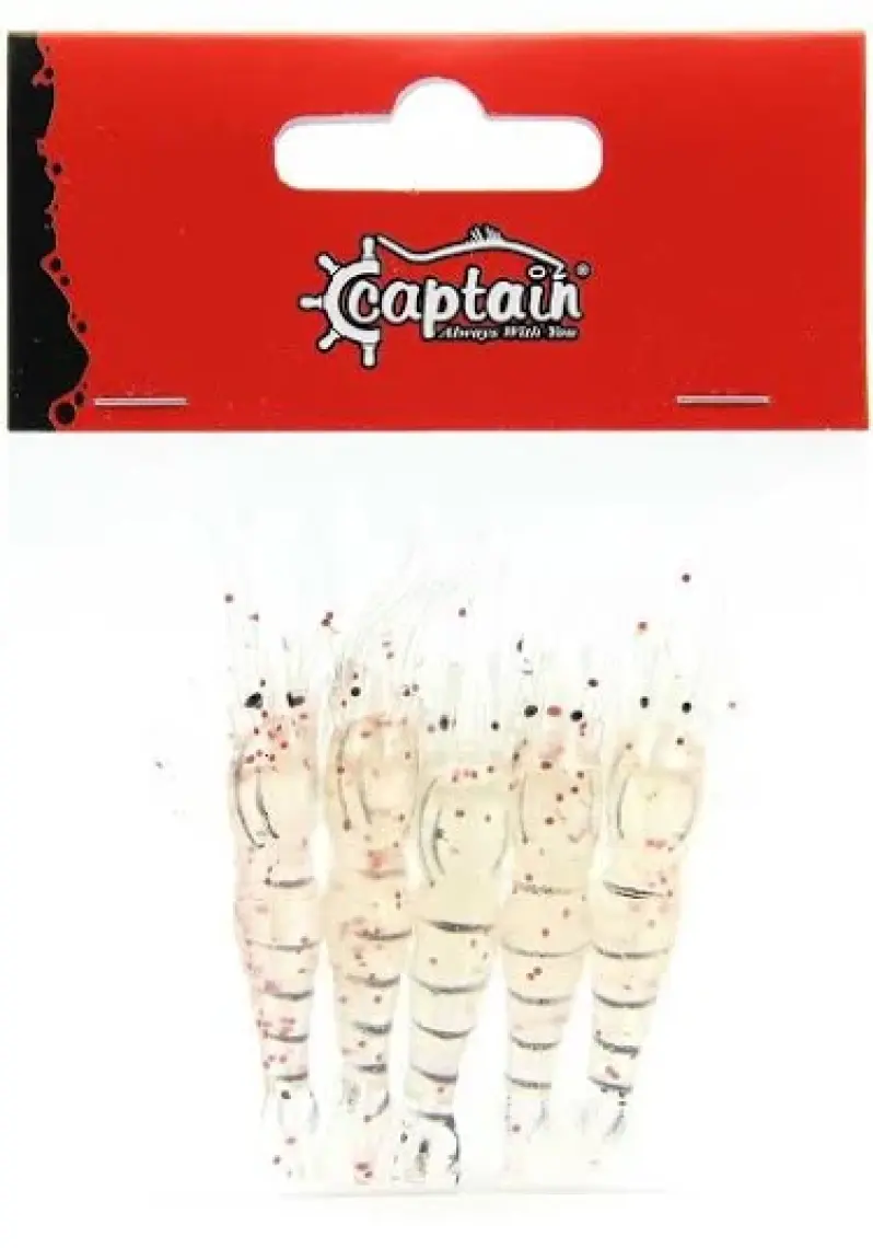 Captain Soft Shrimp 6,5cm Silikon Karides Yem
