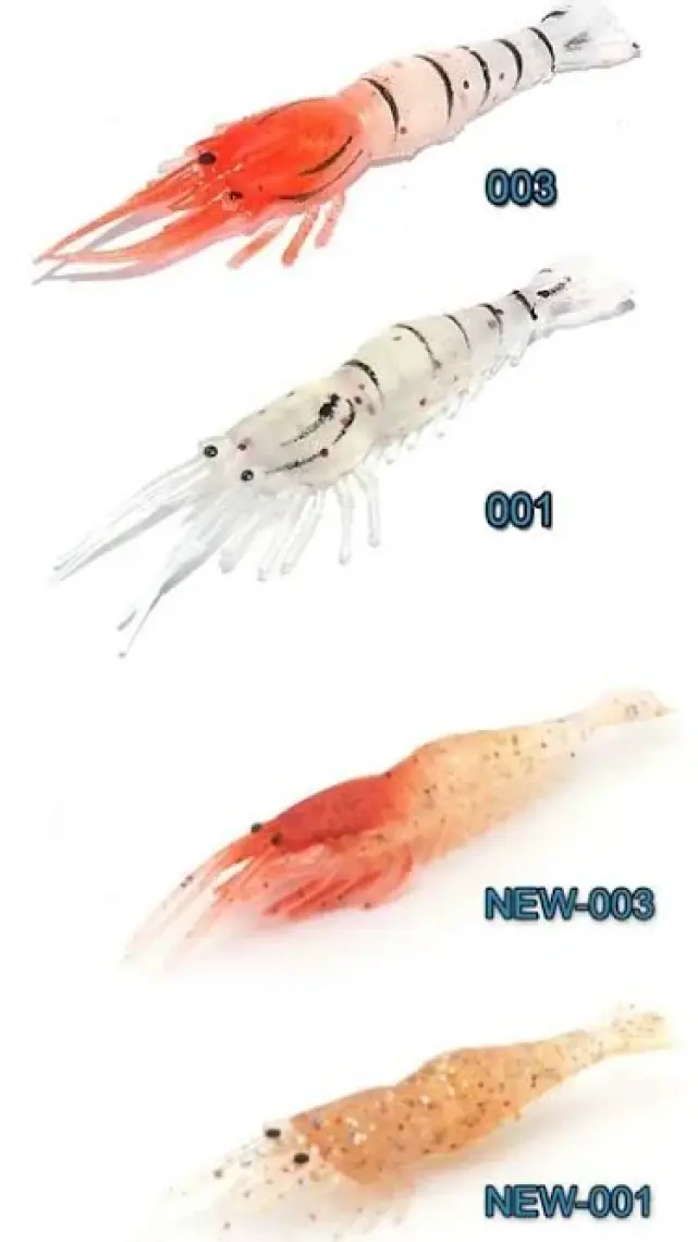 Captain Soft Shrimp 6,5cm Silikon Karides Yem