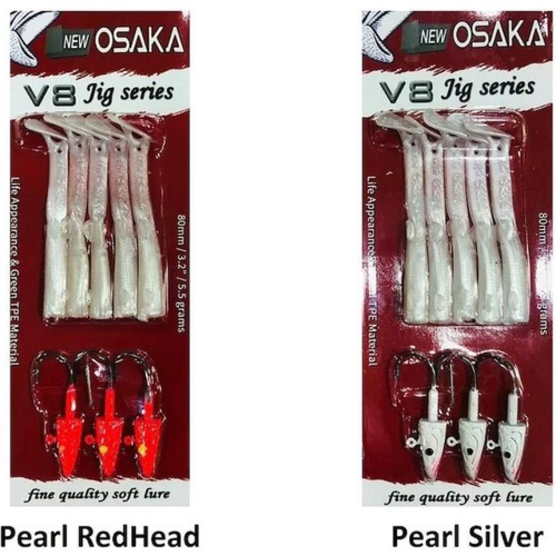 Osaka V8 Jig Series 80 mm 5.5 gr Raglou Silikon Yem