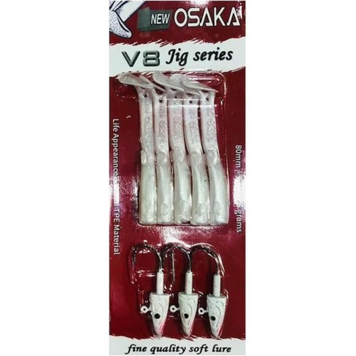Osaka V8 Jig Series 80 mm 5.5 gr Raglou Silikon Yem
