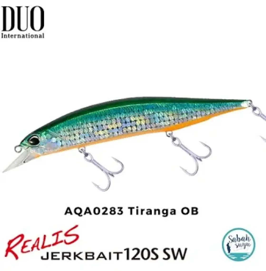 Duo Realis Jerkbait 120S Sw AQA0283 / Tiranga Ob