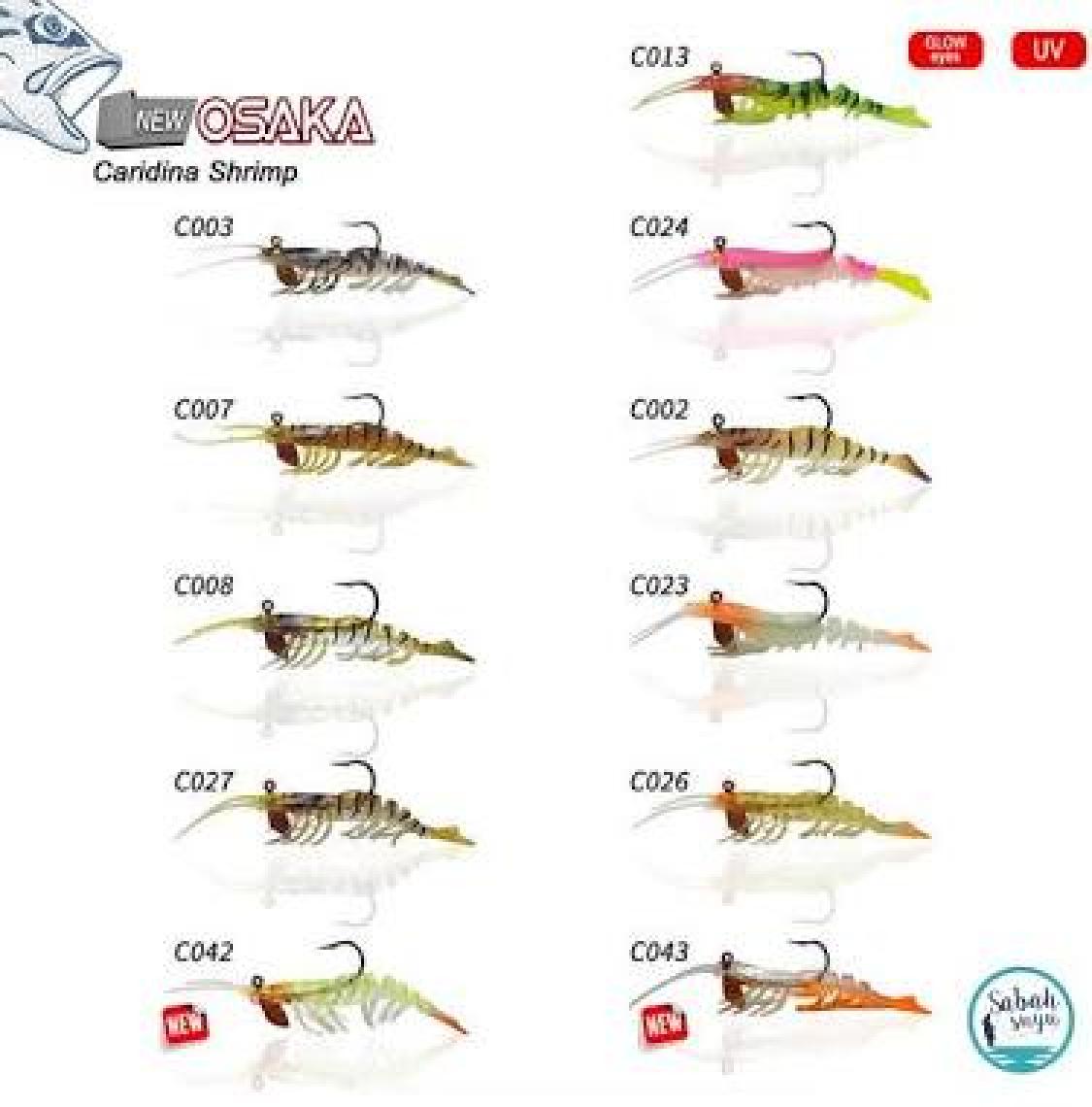 Osaka Caridina Shrimp 7.62 cm 6.5 gr Silikon Karides Yem