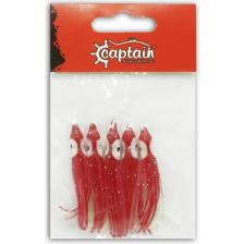 Captain Mutant 3593 Octopus Pride 5 cm Ahtapot Sübye 5'li Paket Silikon Suni Yem