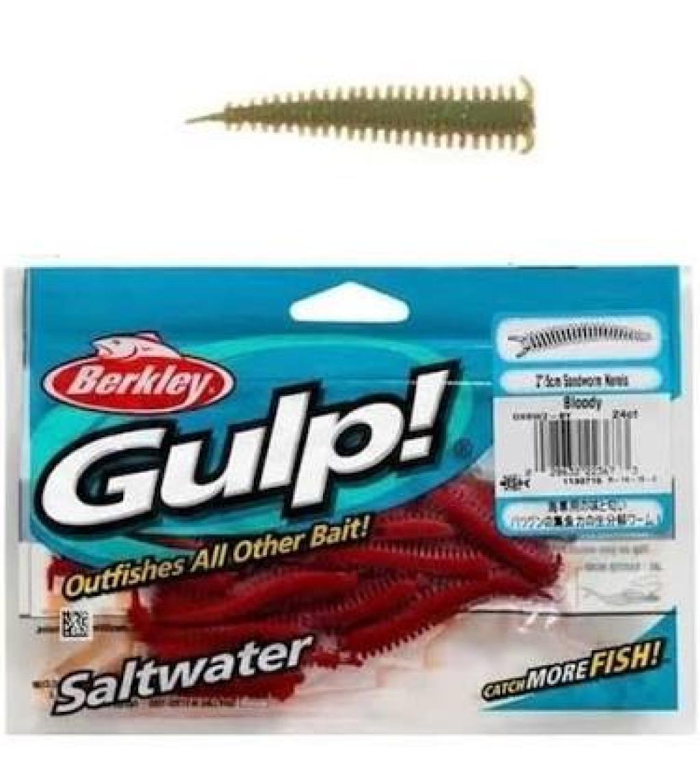 Berkley Gulp Saltwater Sandworm 5cm Lrf Silikon Yem Serisi - Camo