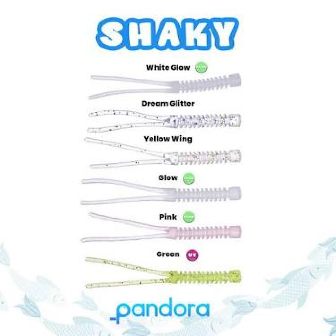 Pandora Shaky Worm - #glow