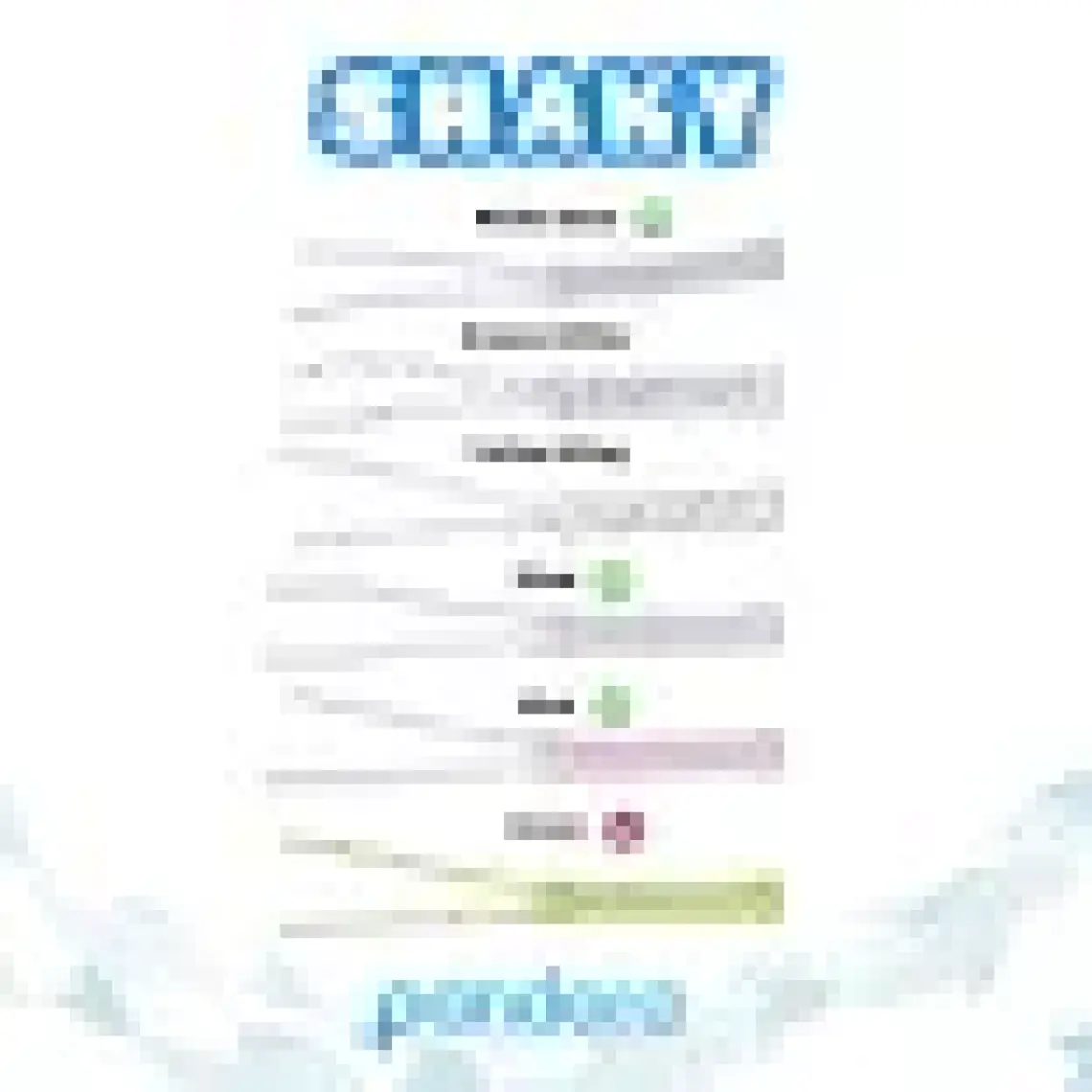 Pandora Shaky Worm - #white Glow