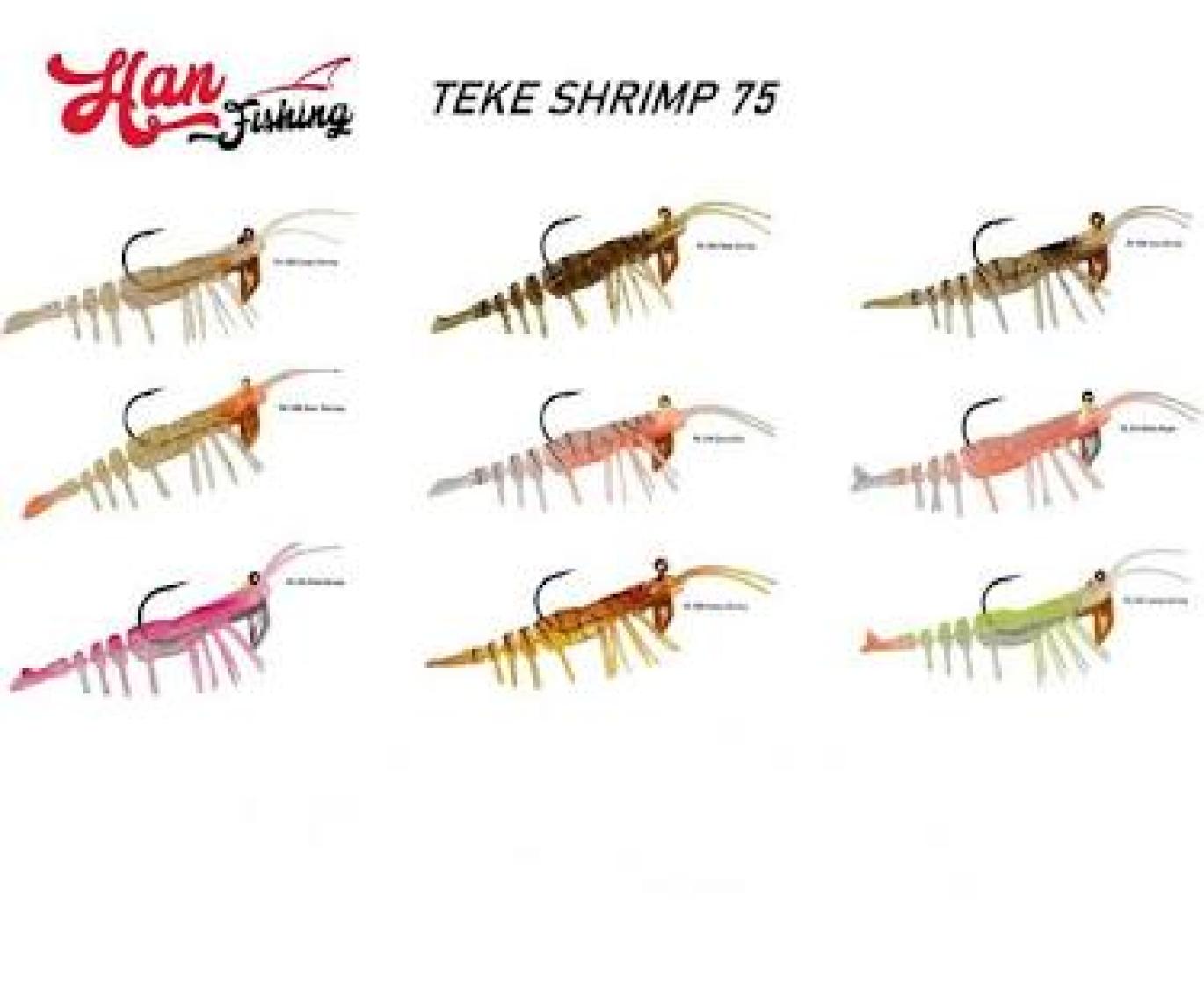 Han Fish Teke Shrimp Silikon Karides - 510 Chinu Bait