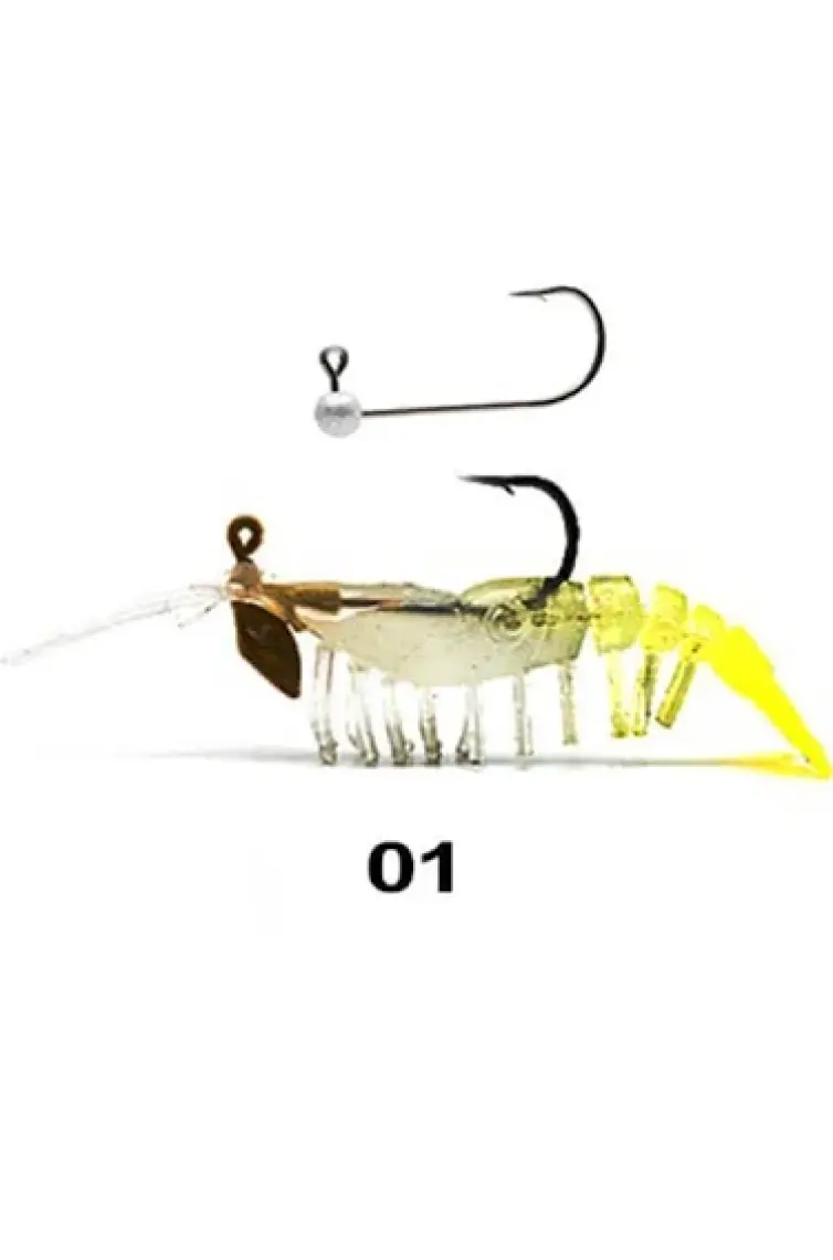 Remixon Ayu Shrimp Karides 7.5 cm 7.2 gr Silikon Yem