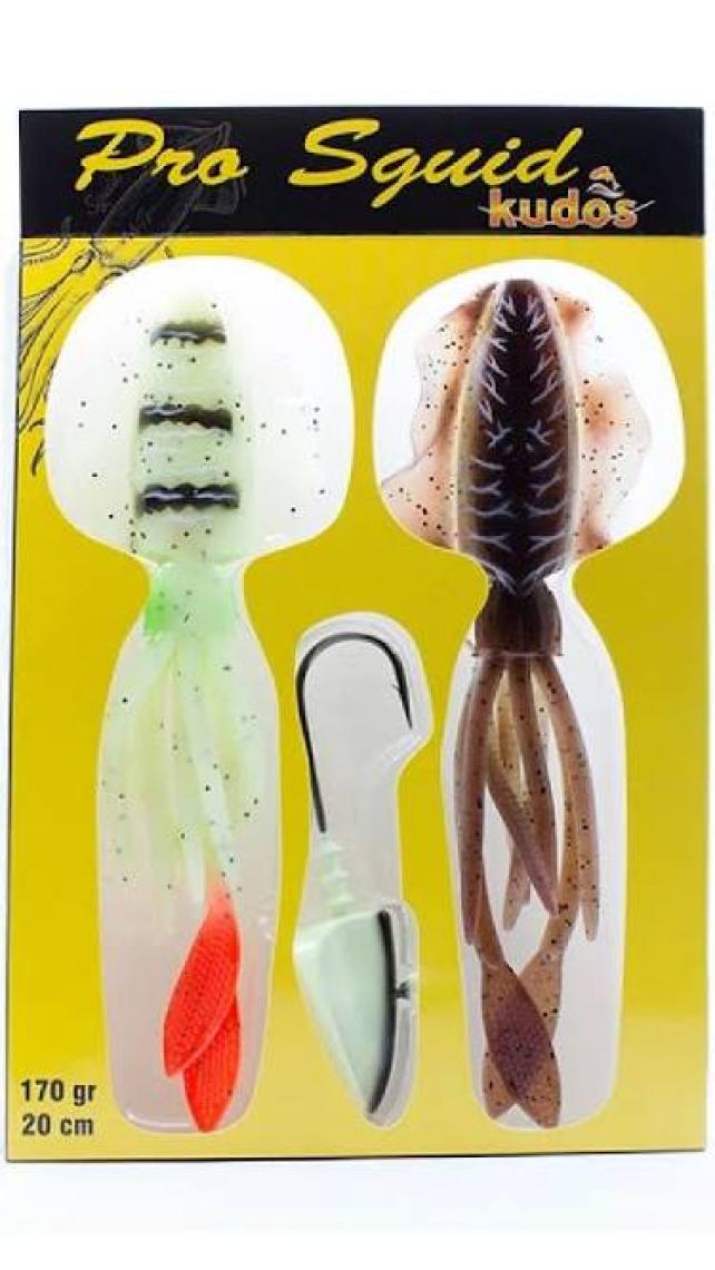 Kudos Pro Squid 20CM 170GR Lumo Zoka Kalamar Silikon Yem