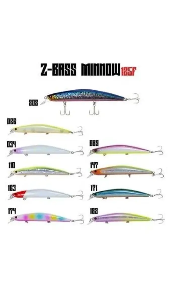 Fujin Z-Bass Minnow 125F 12.5 cm 21 gr Maket Balık
