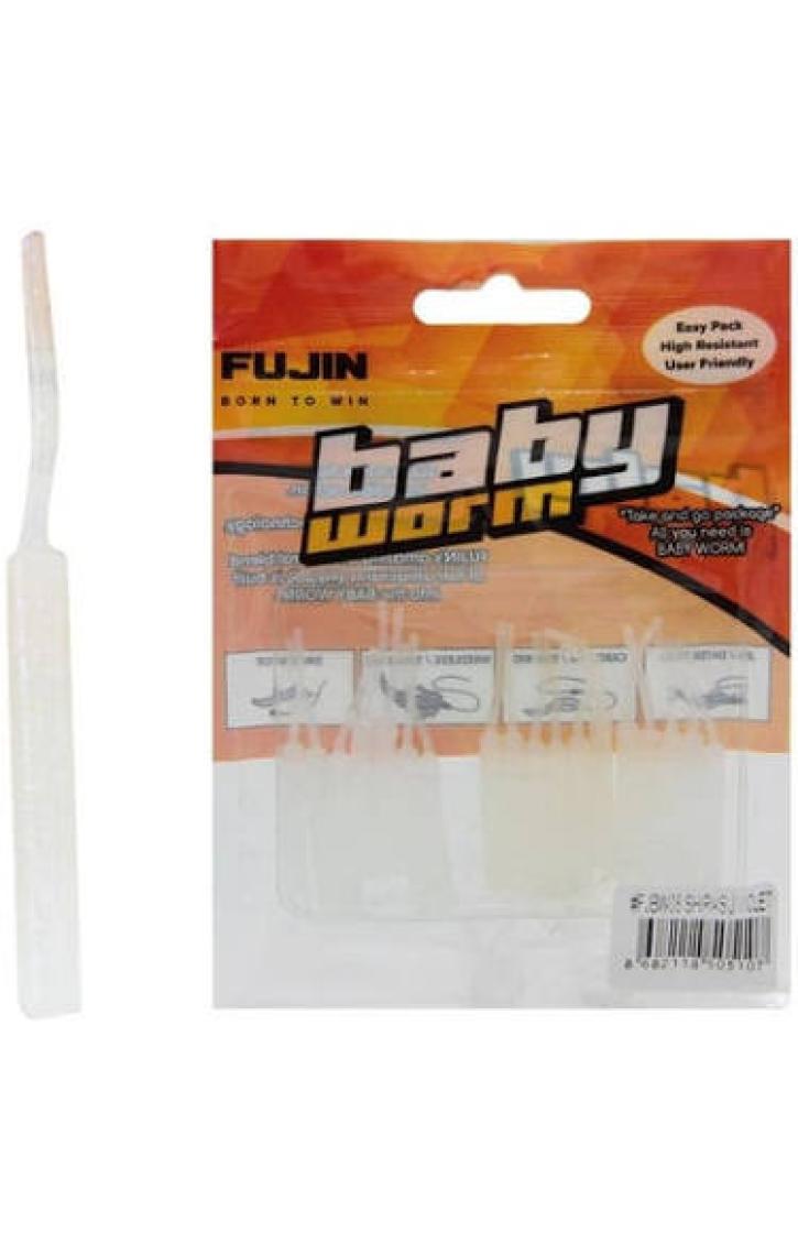 Fujin Baby Worm 5,2cm Floating LRF Silikonu renk #uv yellow