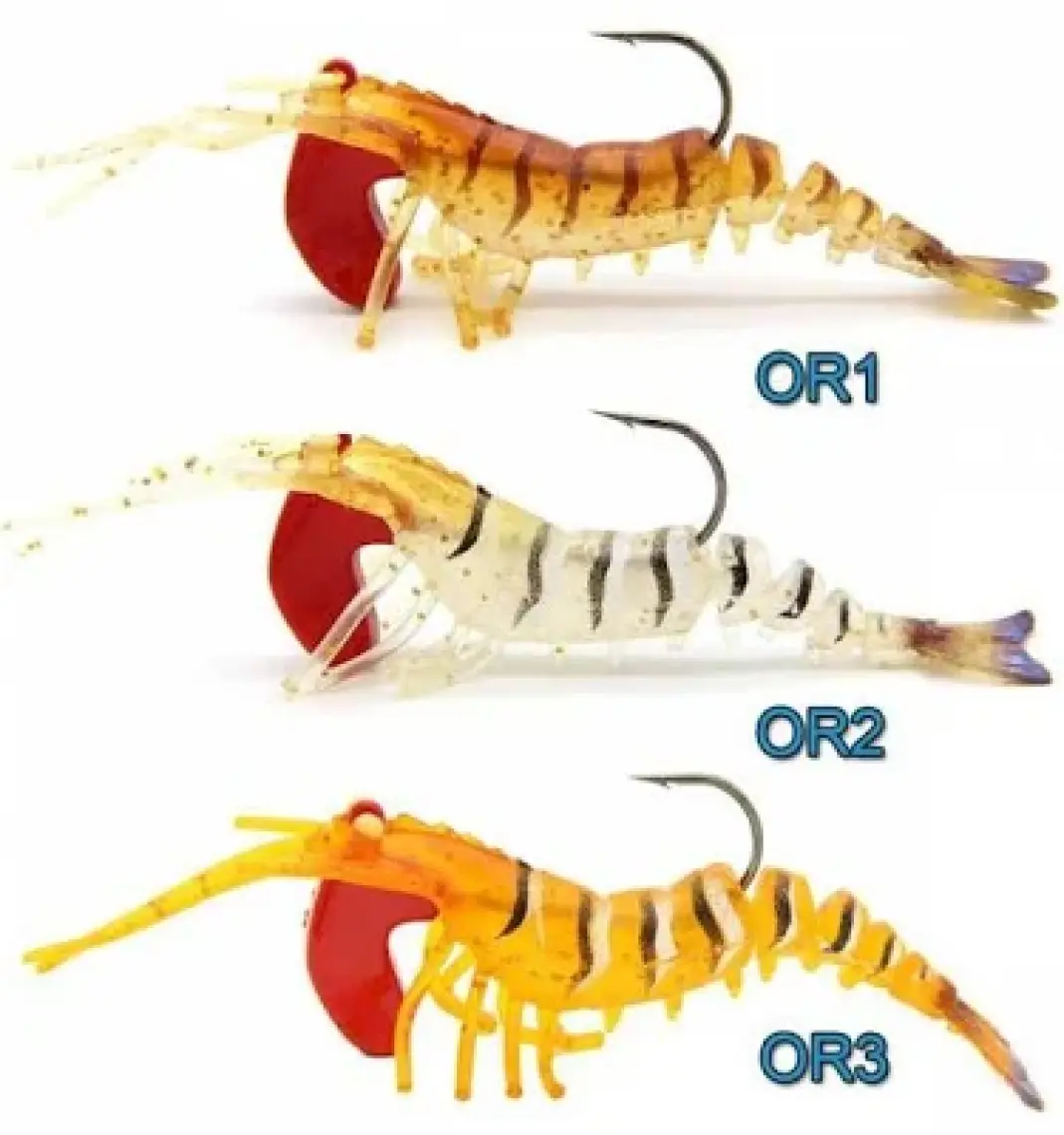 Sea Horse Manic 3D Shrimp Karides 7cm Silikon Yem