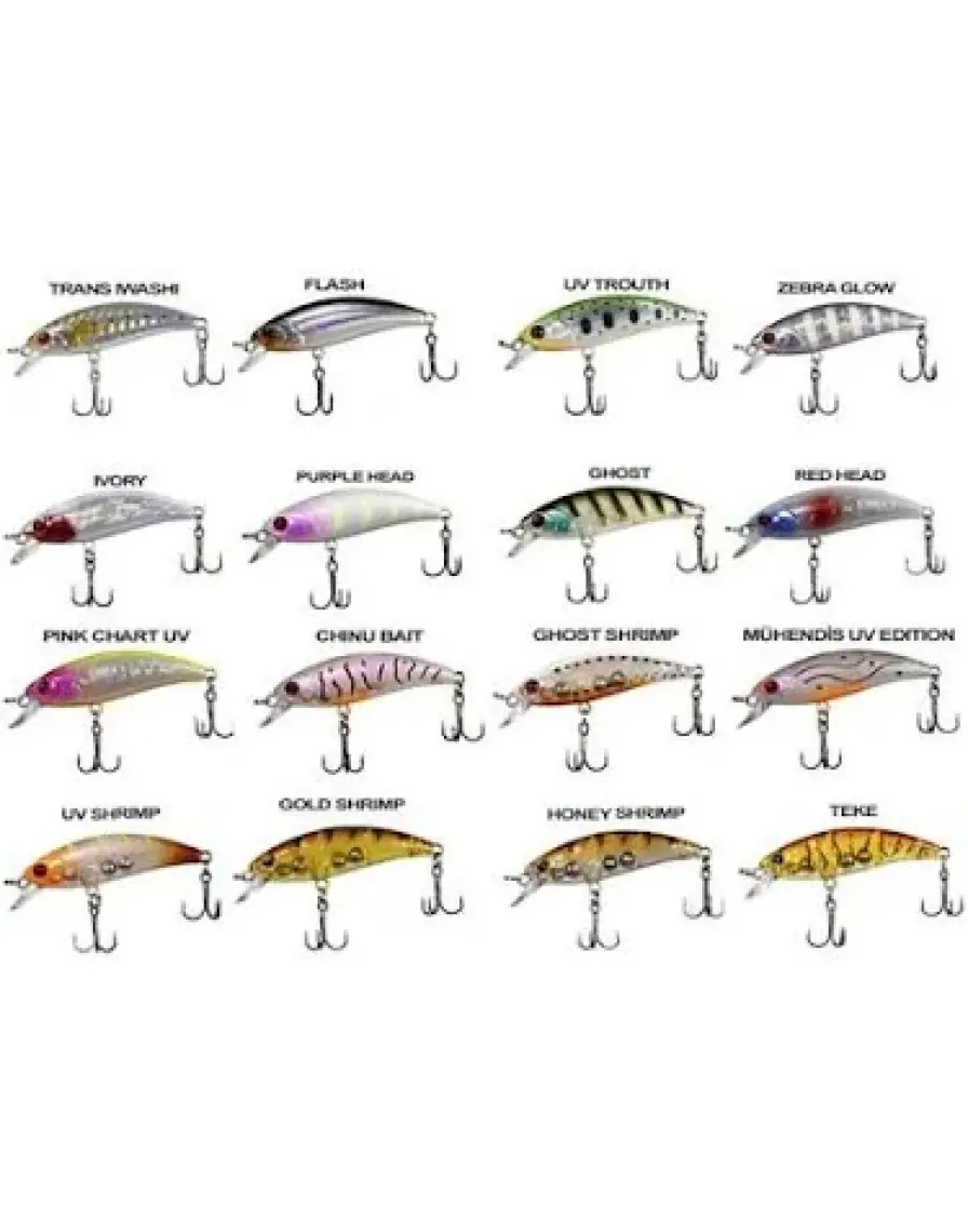 Ryuji Baby Minnow Sinking 5cm 4.5gr Lrf Maket  Balık