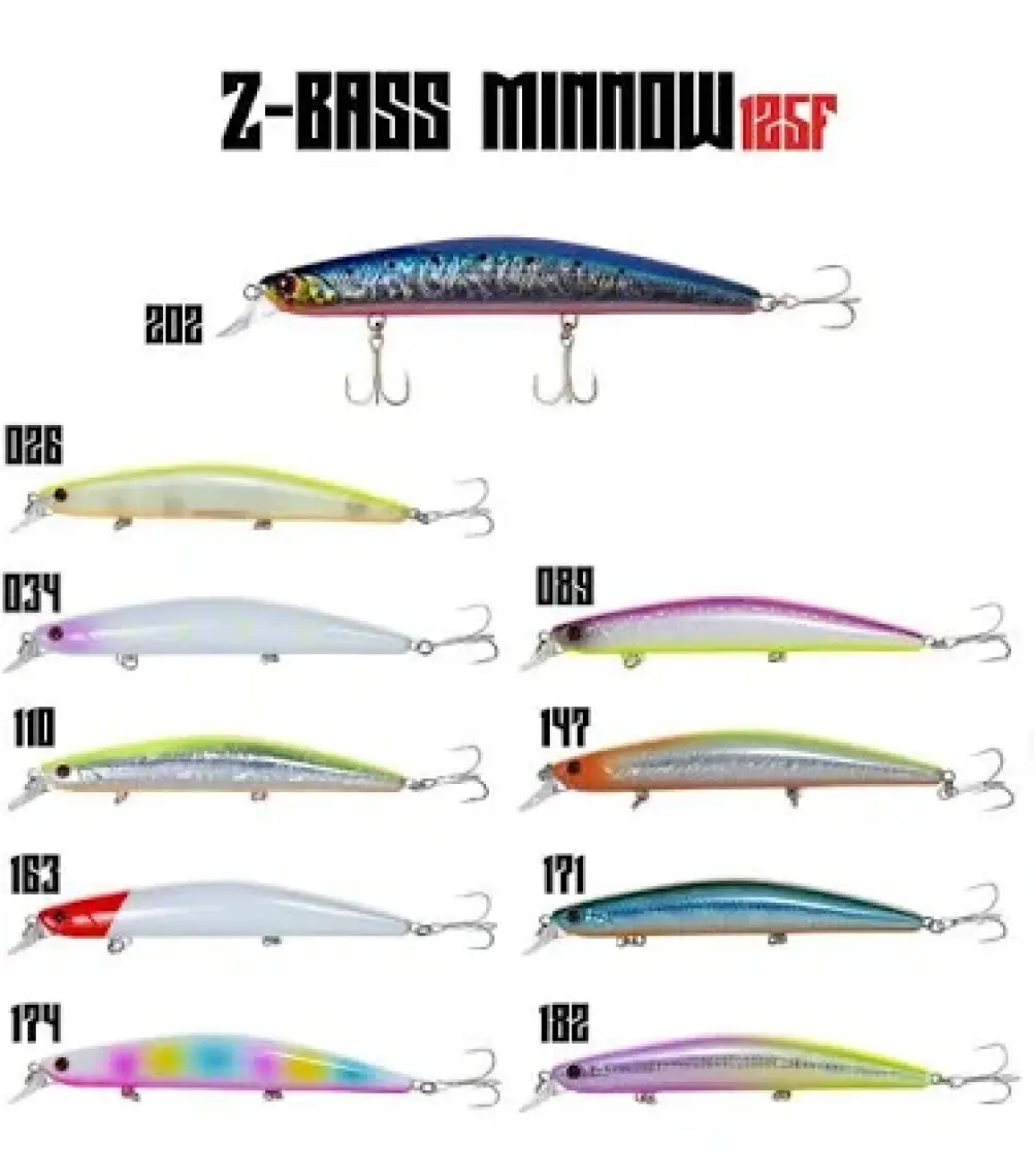 Fujin Z-Bass Minnow 125F 12.5 cm 21 gr Maket Balık