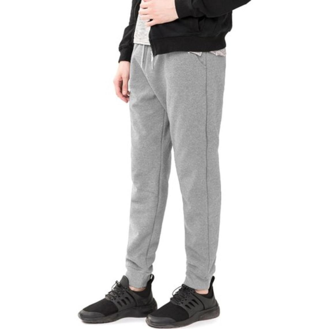 Ghassy Co. Erkek Ultra Termal Kışlık Sherpa Astarlı Aktif Koşu Dar Paça Jogger Eşofman Altı