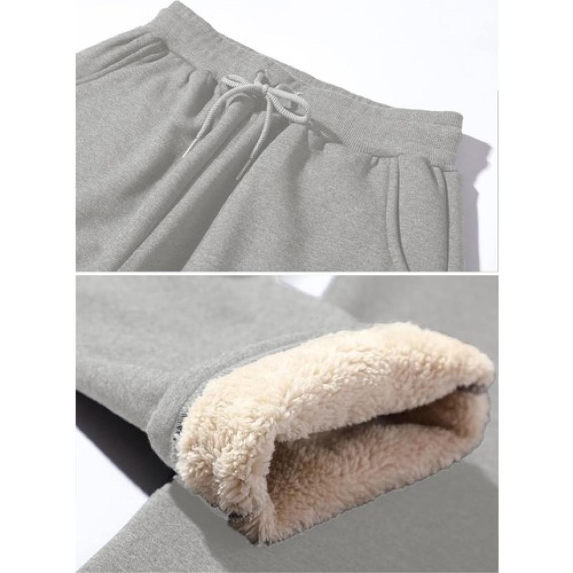 Ghassy Co. Erkek Ultra Termal Kışlık Sherpa Astarlı Aktif Koşu Dar Paça Jogger Eşofman Altı