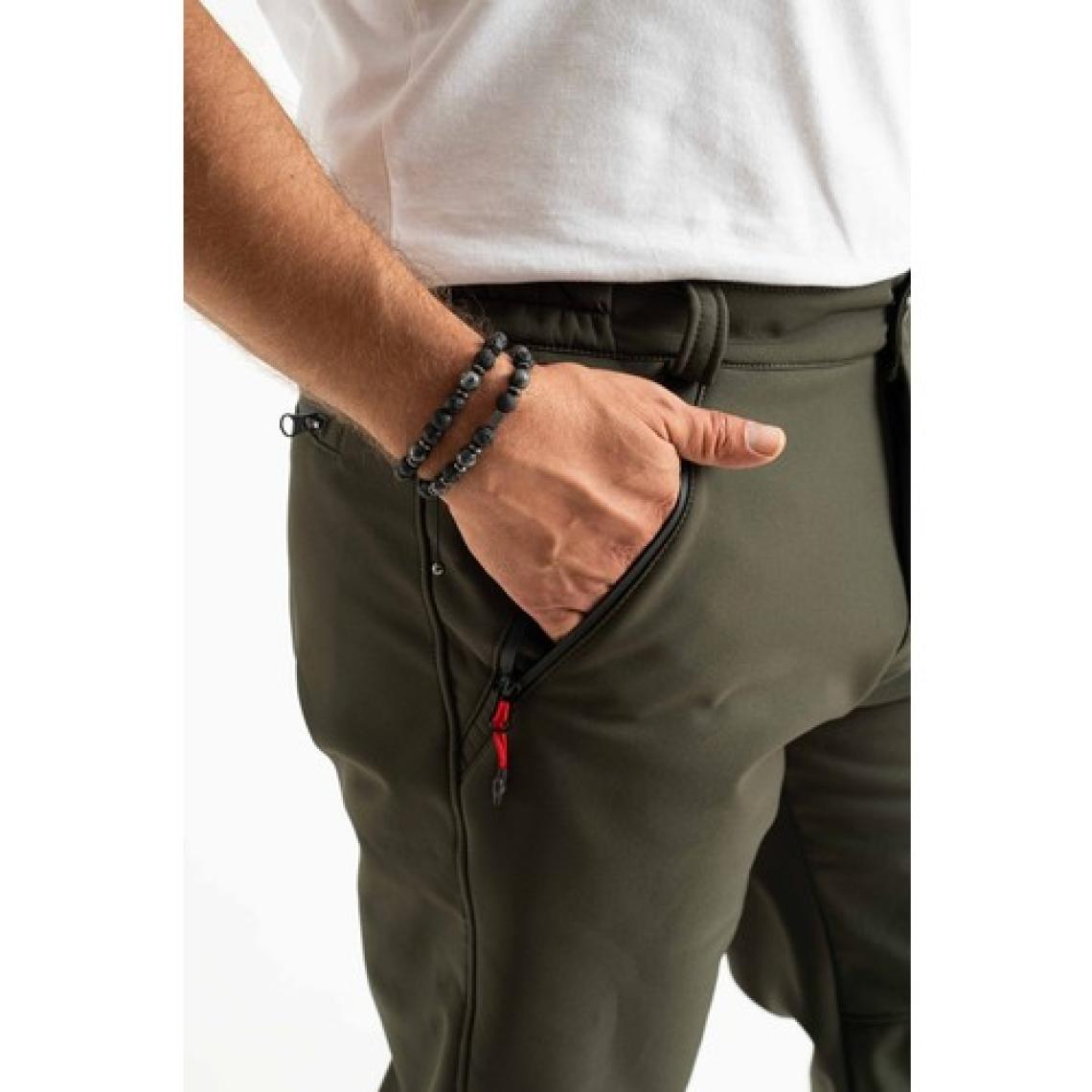 Longberg Kışlık Içi Polarlı Su ve Rüzgar Geçirmez Softshell Pantolon PRS-1779