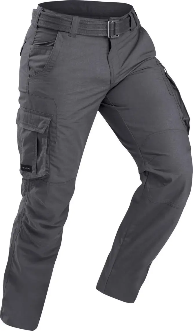 Decathlon Forclaz Erkek Backpacking Pantolonu - Gri - Travel 100