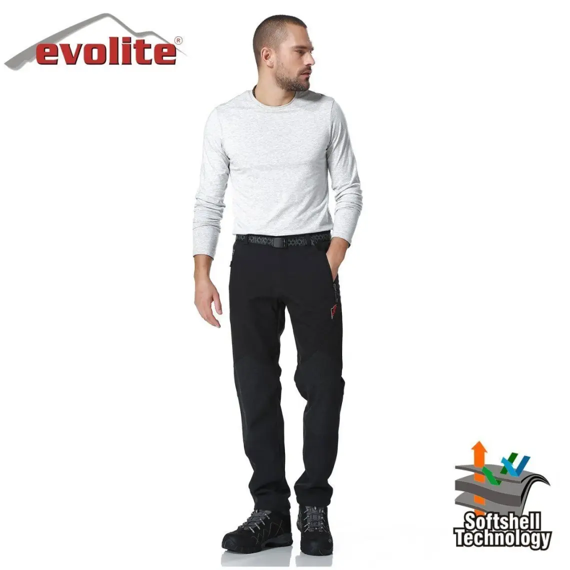 Evolite Bay Blackhole Softsehll Pantolon