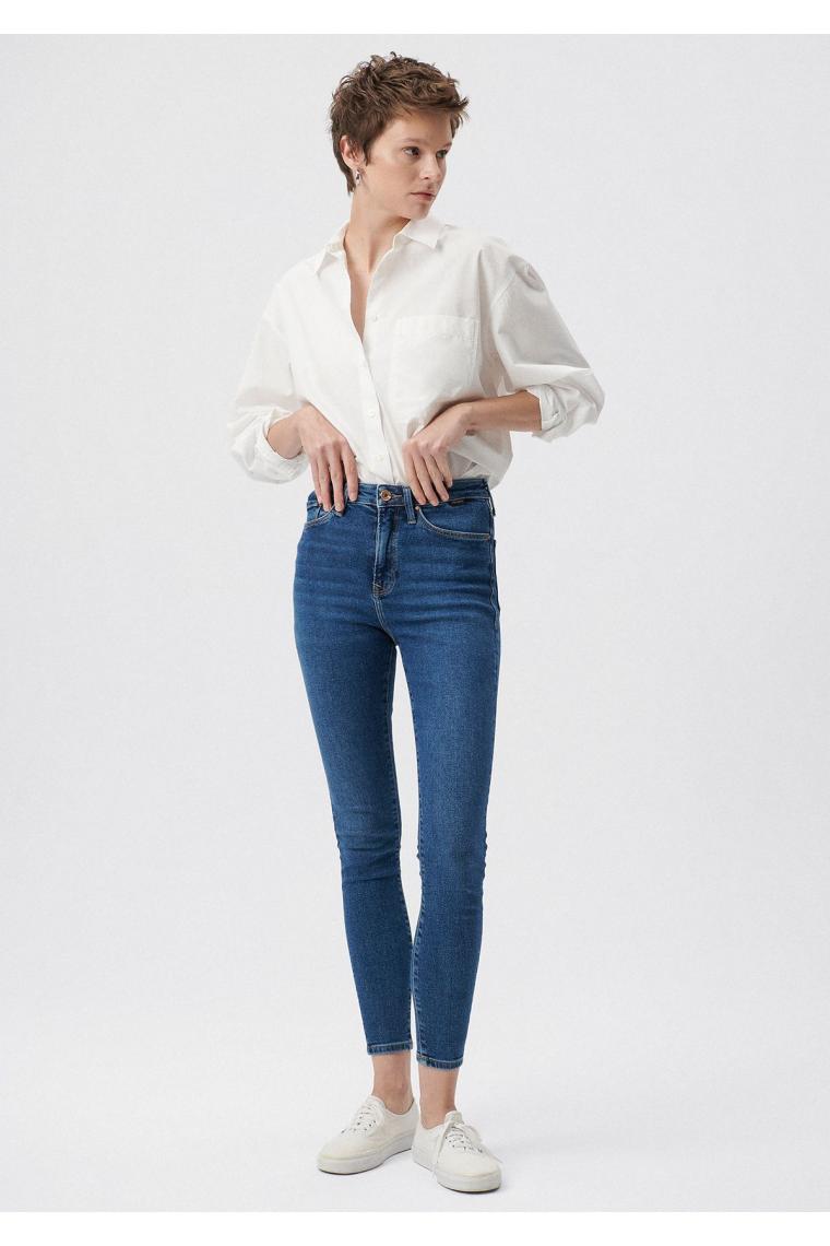 Serenay Gold Shape Koyu Jean Pantolon 100980-33687