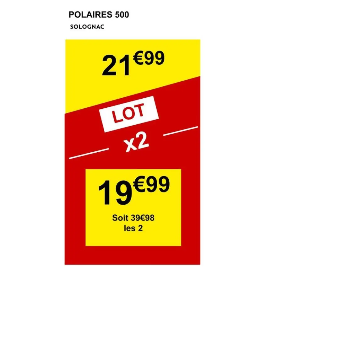 Decathlon Solognac Erkek Avcılık Poları - Siyah - 500