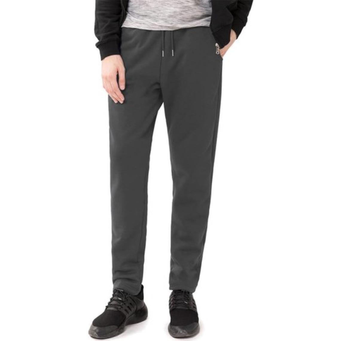 Ghassy Co. Erkek Ultra Termal Kışlık Sherpa Astarlı Aktif Koşu Normal Paça Jogger Eşofman Altı