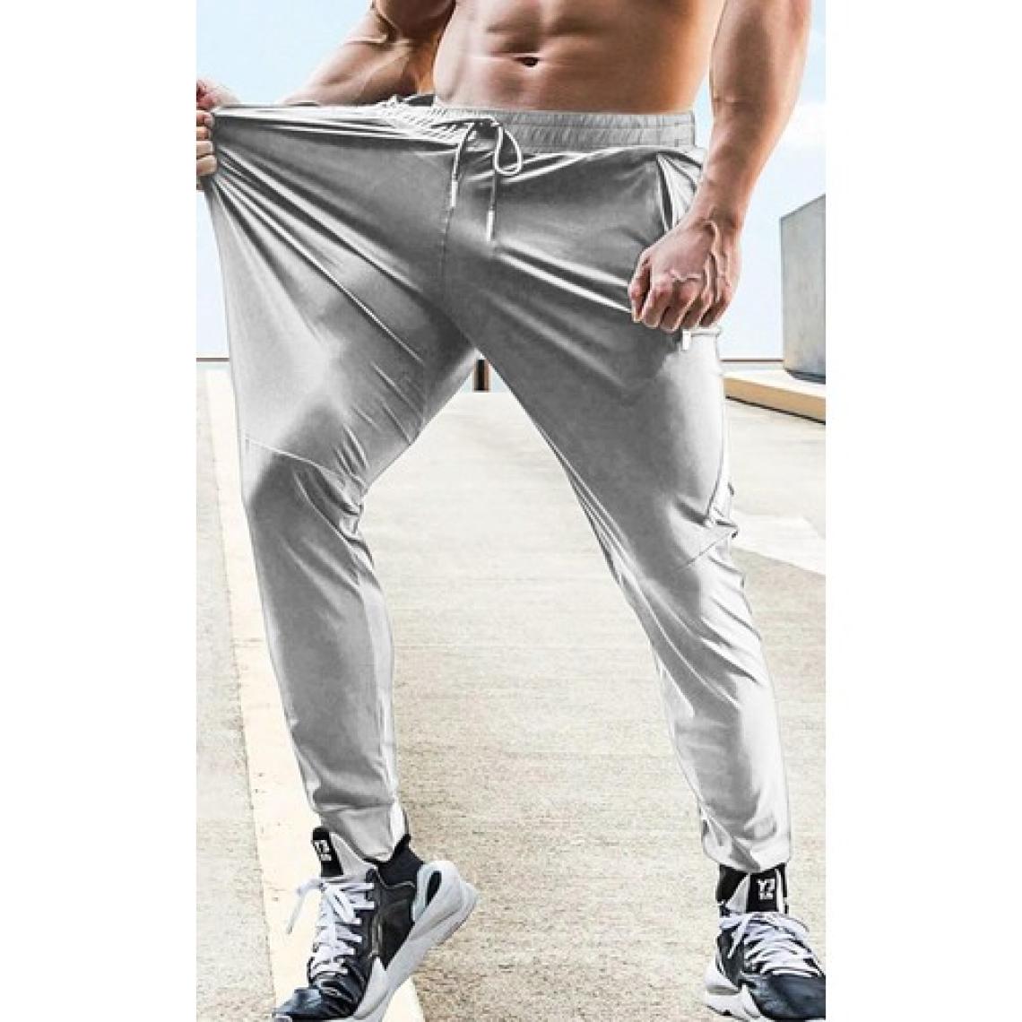 Ghassy Co. Erkek Run Ultra Hafif Egzersiz Aktif Joggers Spor Dar Paça Eşofman Altı