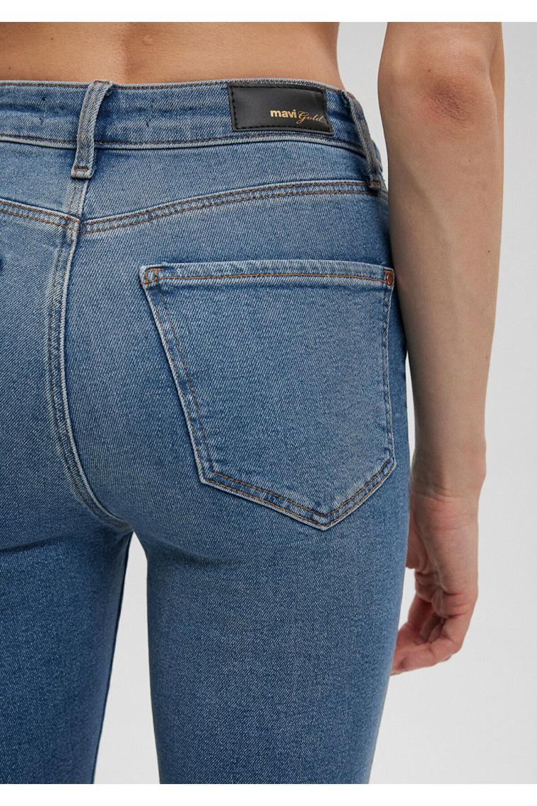 Serenay Gold Shape Indigo Si Jean Pantolon 100980-30860