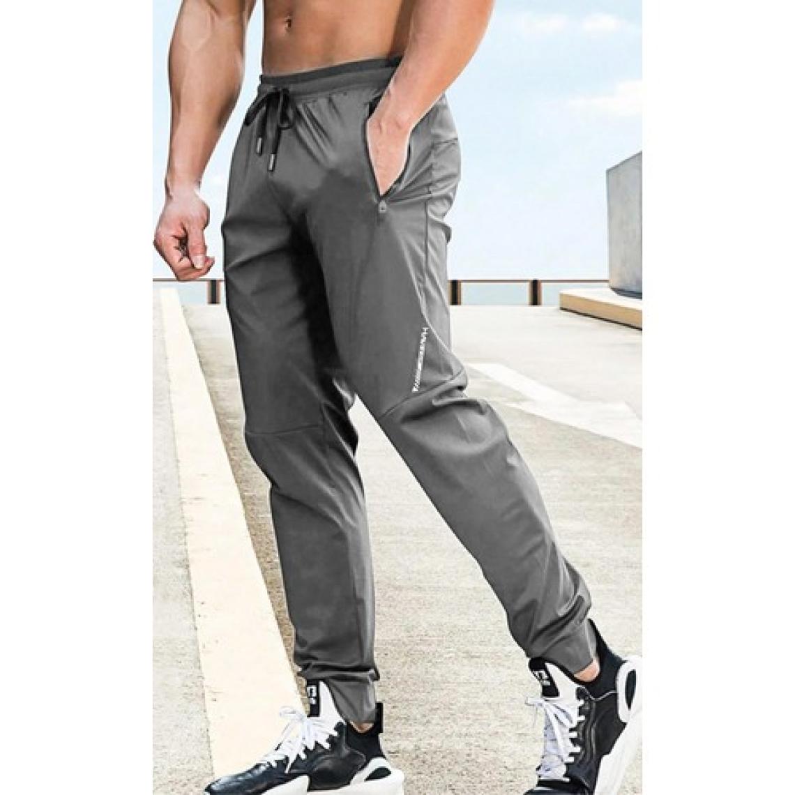 Ghassy Co. Erkek Run Ultra Hafif Egzersiz Aktif Joggers Spor Dar Paça Eşofman Altı