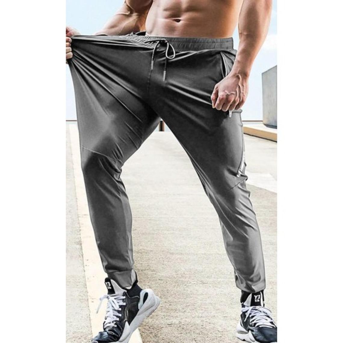 Ghassy Co. Erkek Run Ultra Hafif Egzersiz Aktif Joggers Spor Dar Paça Eşofman Altı
