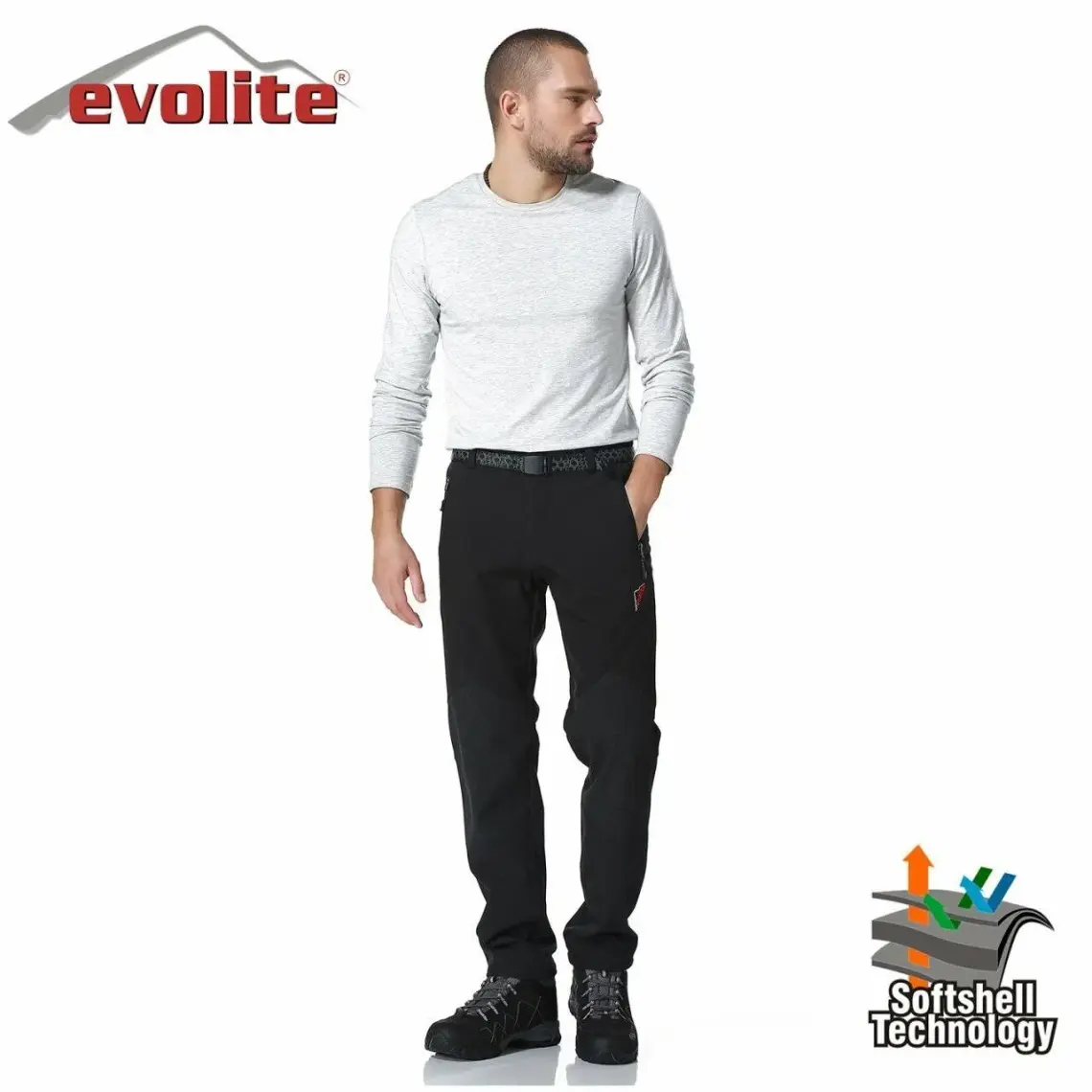 Evolite Bay Blackhole Softsehll Pantolon