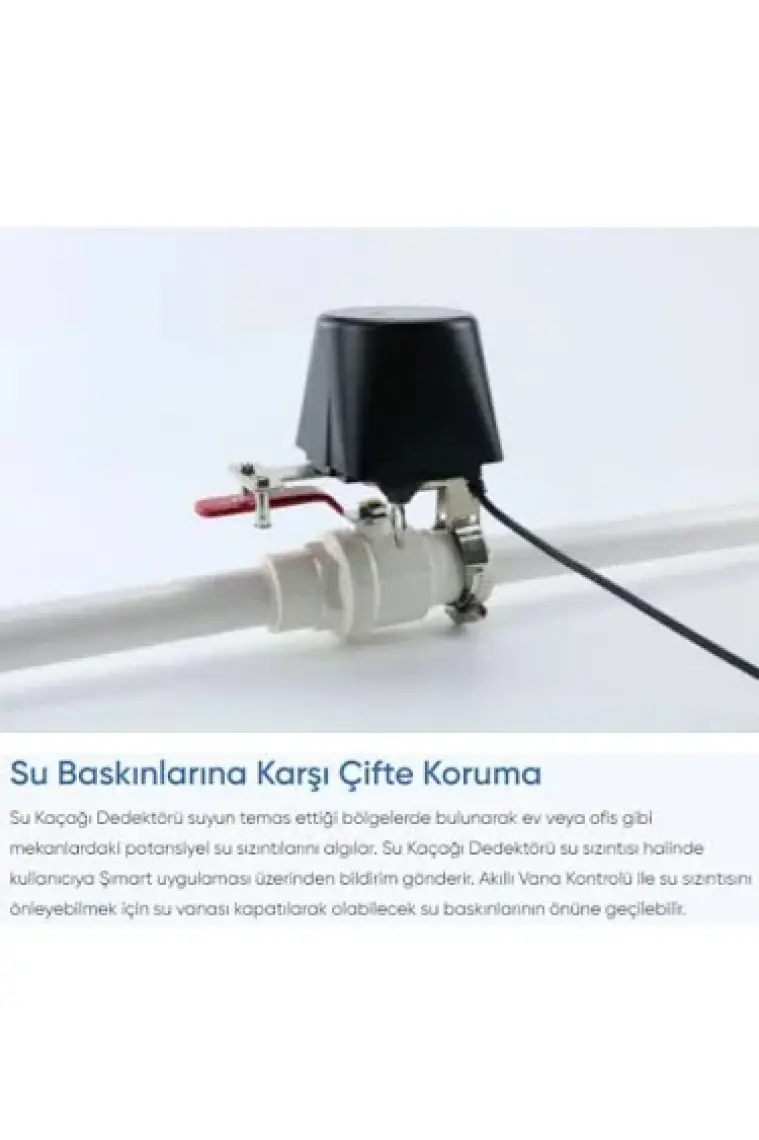 Akıllı Vana Kontrolü Su ve Gaz Vanaları İçin Uzaktan Kontrol