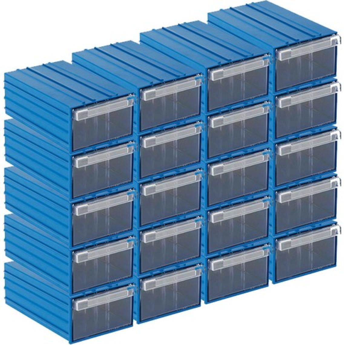 Sembol 120 Plastik Çekmeceli Kutu 123X200X80MM (20 Adet)