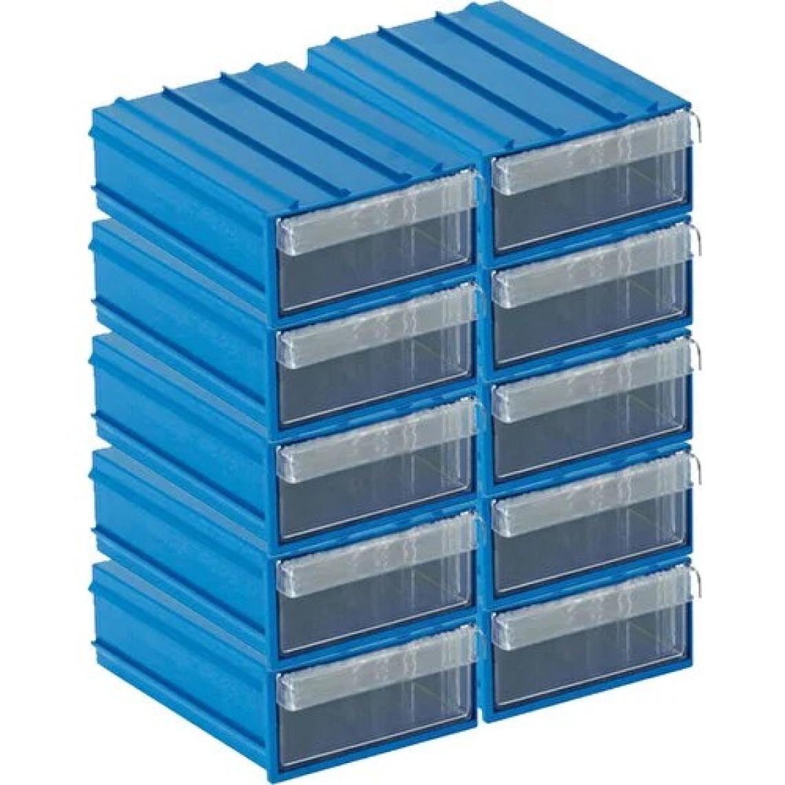 sembol 102 Plastik Çekmeceli Kutu (10'lu Paket)