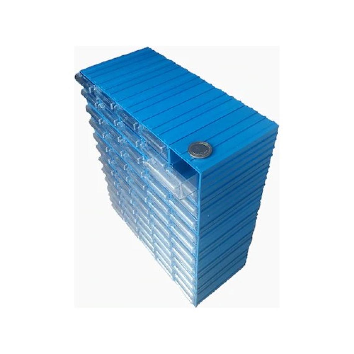 Sembol Plastik Çekmeceli Kutu (40 Adet Çekmece) 4.6X11.7X2.4 cm