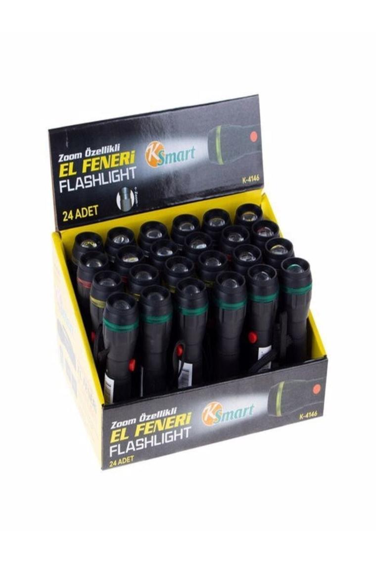 Fener Led Zoomlu K-4146 120x4 K-4146 4146 4221