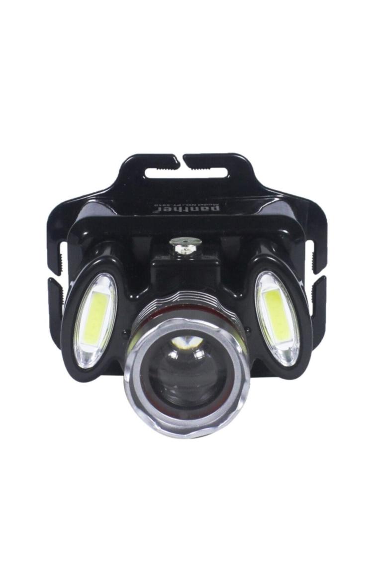Pt-5910 Pompalı Zoom Ledli Kafa Lambası 3w 3aa Pilli