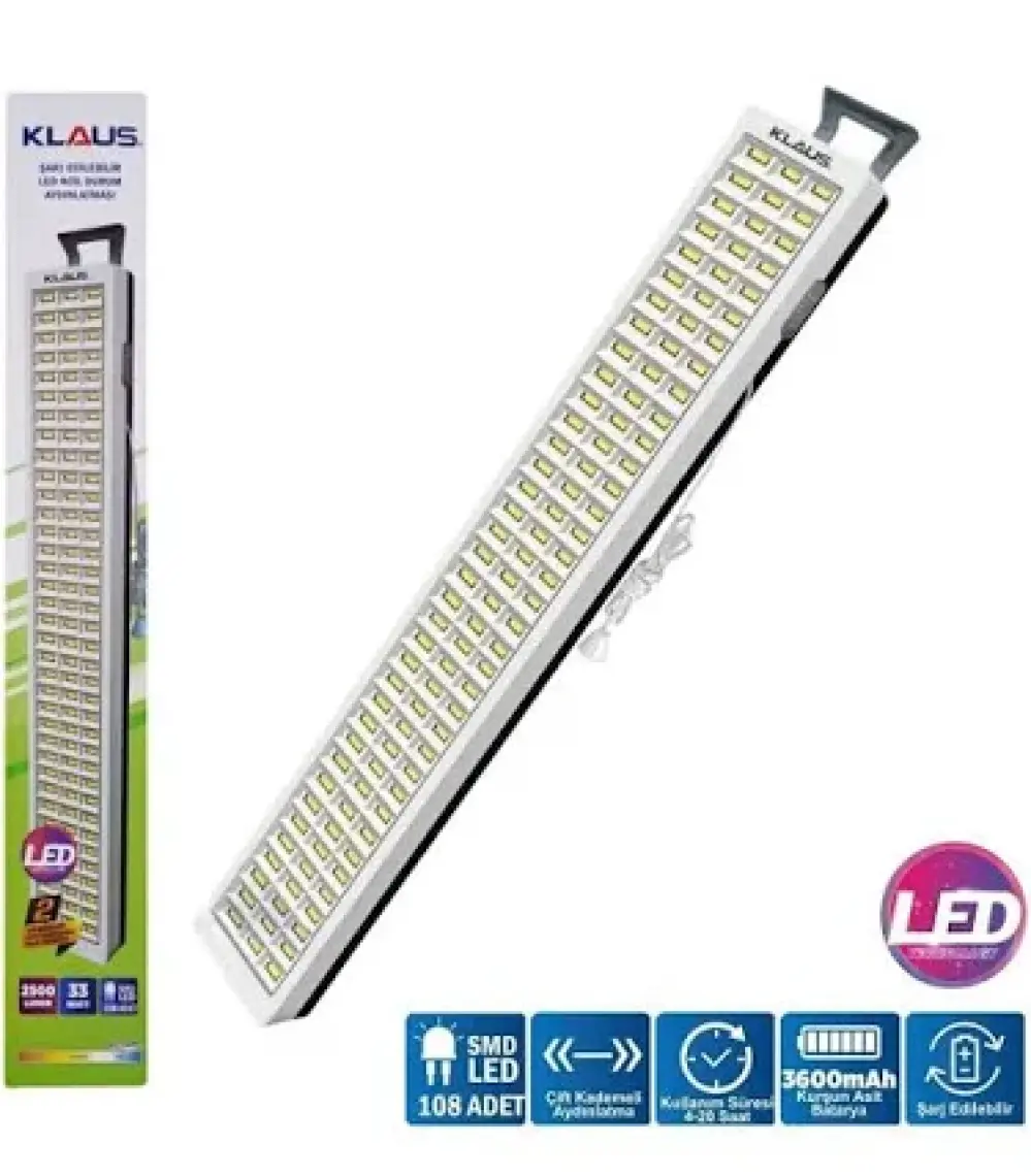 Klaus LED Işildak  33 Wat 108 LED Klaus