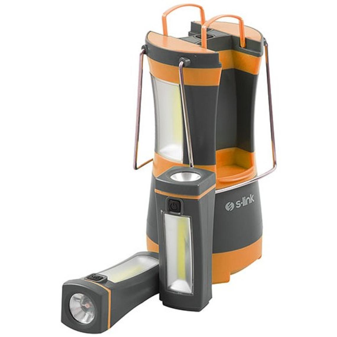 S-Link SL-8701 Turuncu 2*2w Ayrılabilir Fener LED