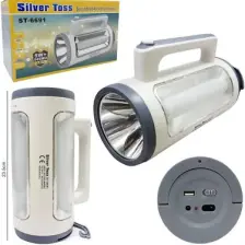 Silver Toss Şarjlı El Feneri Işıldak 54 LED ST-6691