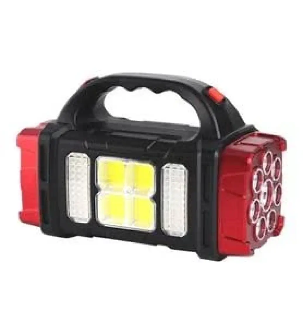 Powermaster HB-1678 Solarlı USB Çıkışlı Şarjlı 38 Watt Kamp Feneri Işıldak
