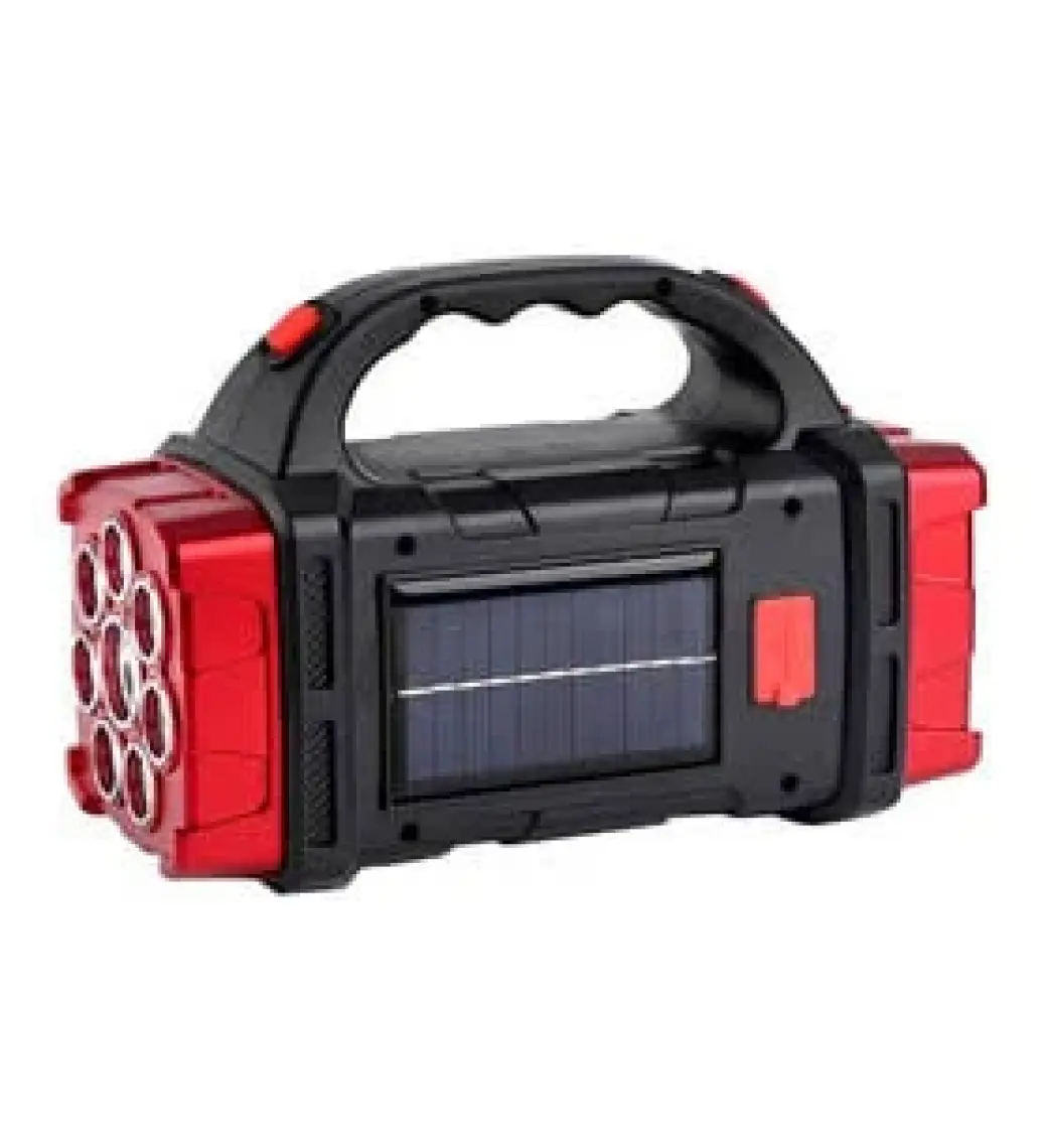 Powermaster HB-1678 Solarlı USB Çıkışlı Şarjlı 38 Watt Kamp Feneri Işıldak