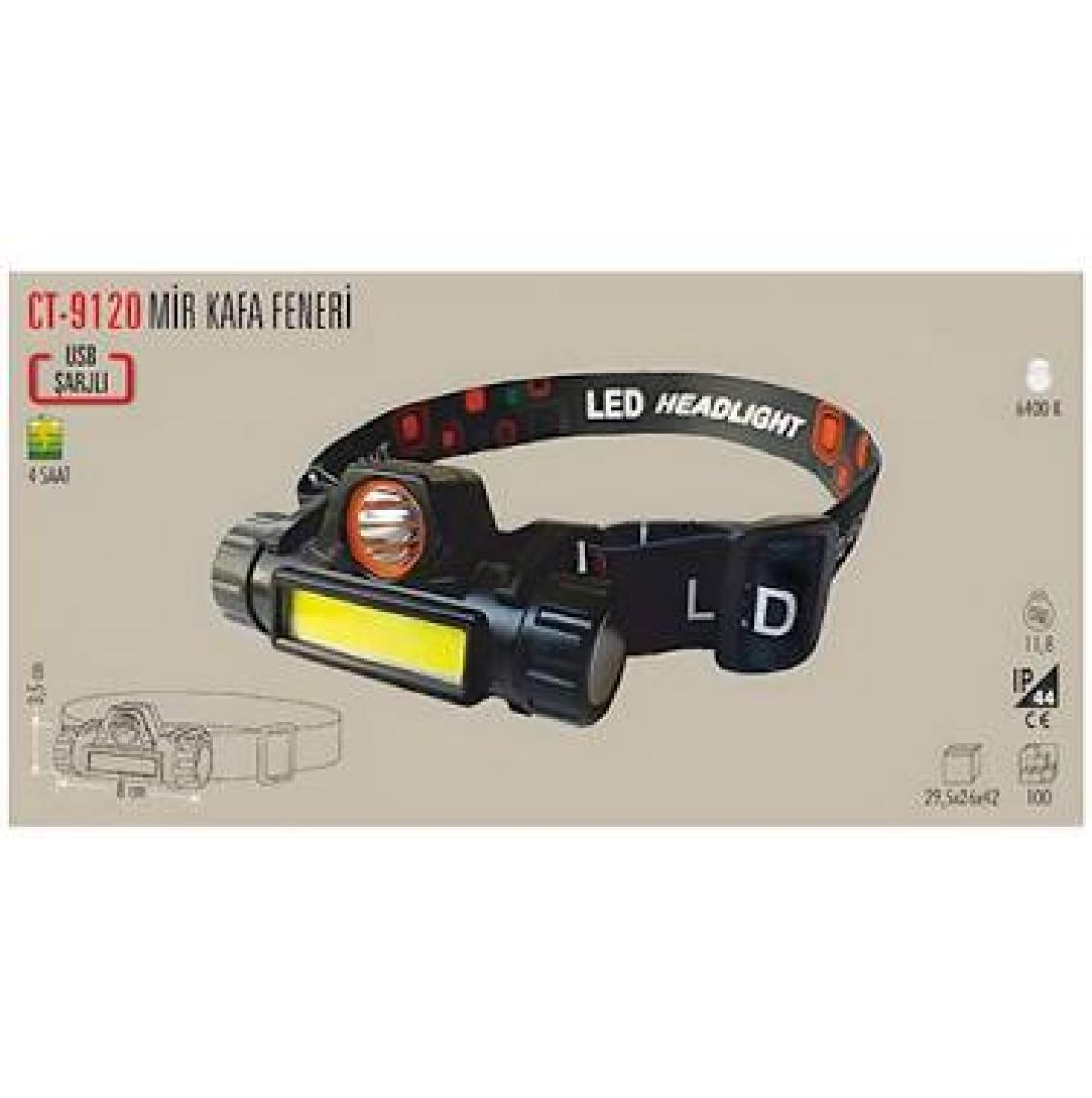 Cata Şarj Edilebilir Led Kafa Lambası CT-9120