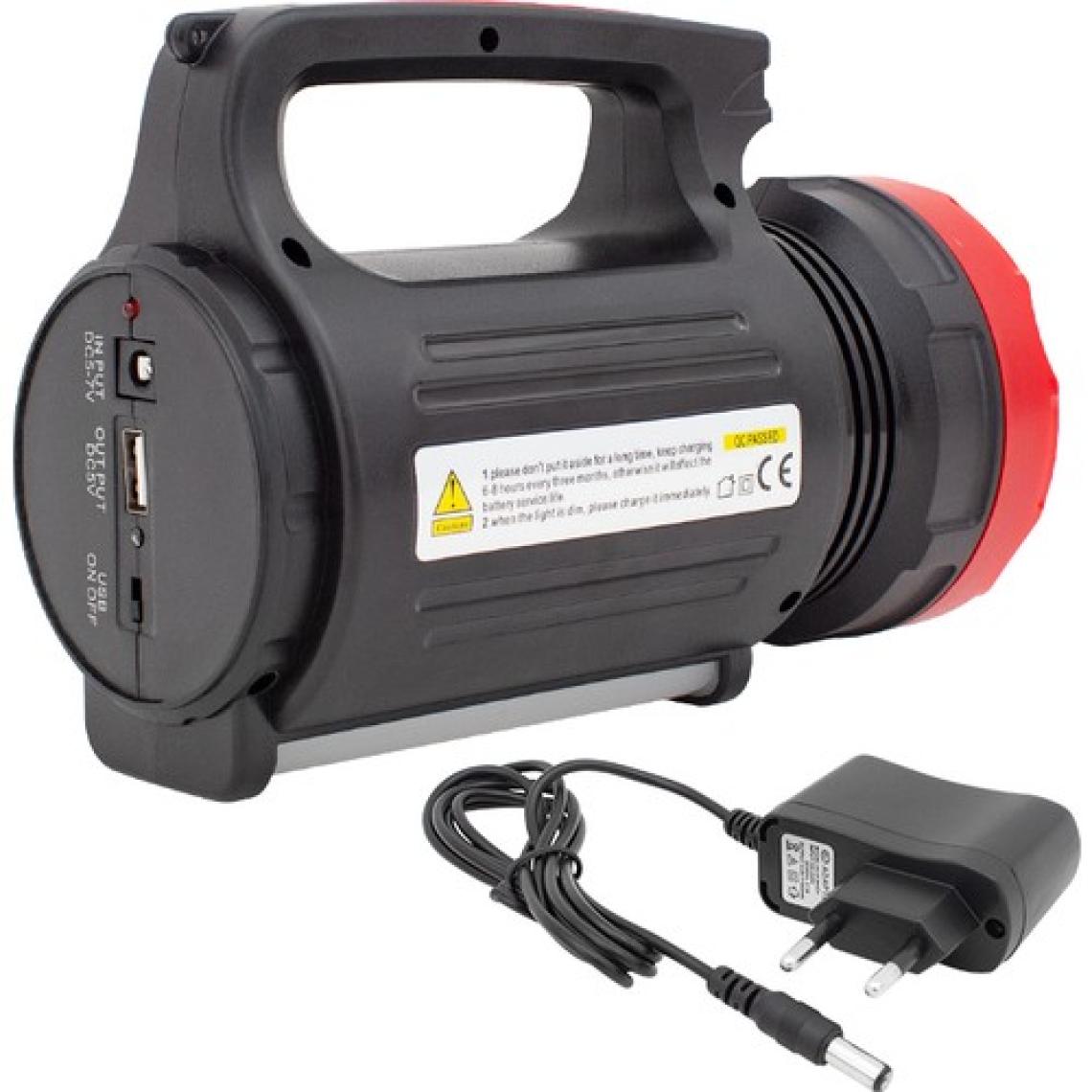 Powermaster Yajıa YJ-2895U 5 Watt 20 Smd Ledli Usbli Şarjlı El Feneri